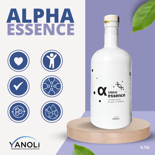 [alpha] essence 0,75l Glass bottle